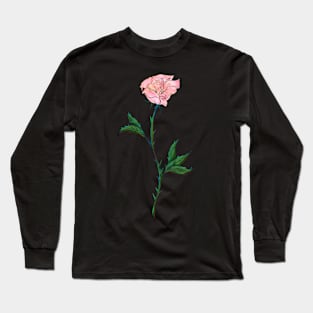 Pink Rose Long Sleeve T-Shirt